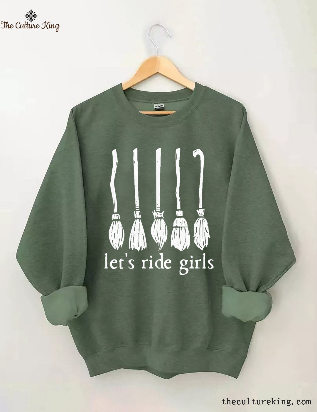 Let's Ride Girls, Witches Halloween Sweatshirt