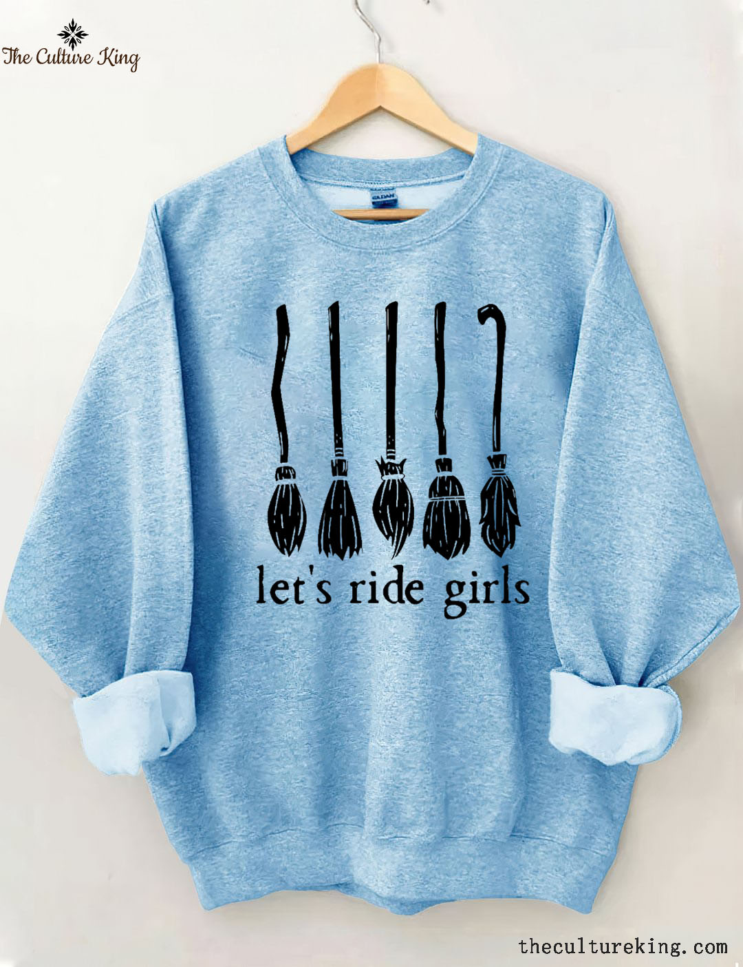 Let's Ride Girls, Witches Halloween Sweatshirt