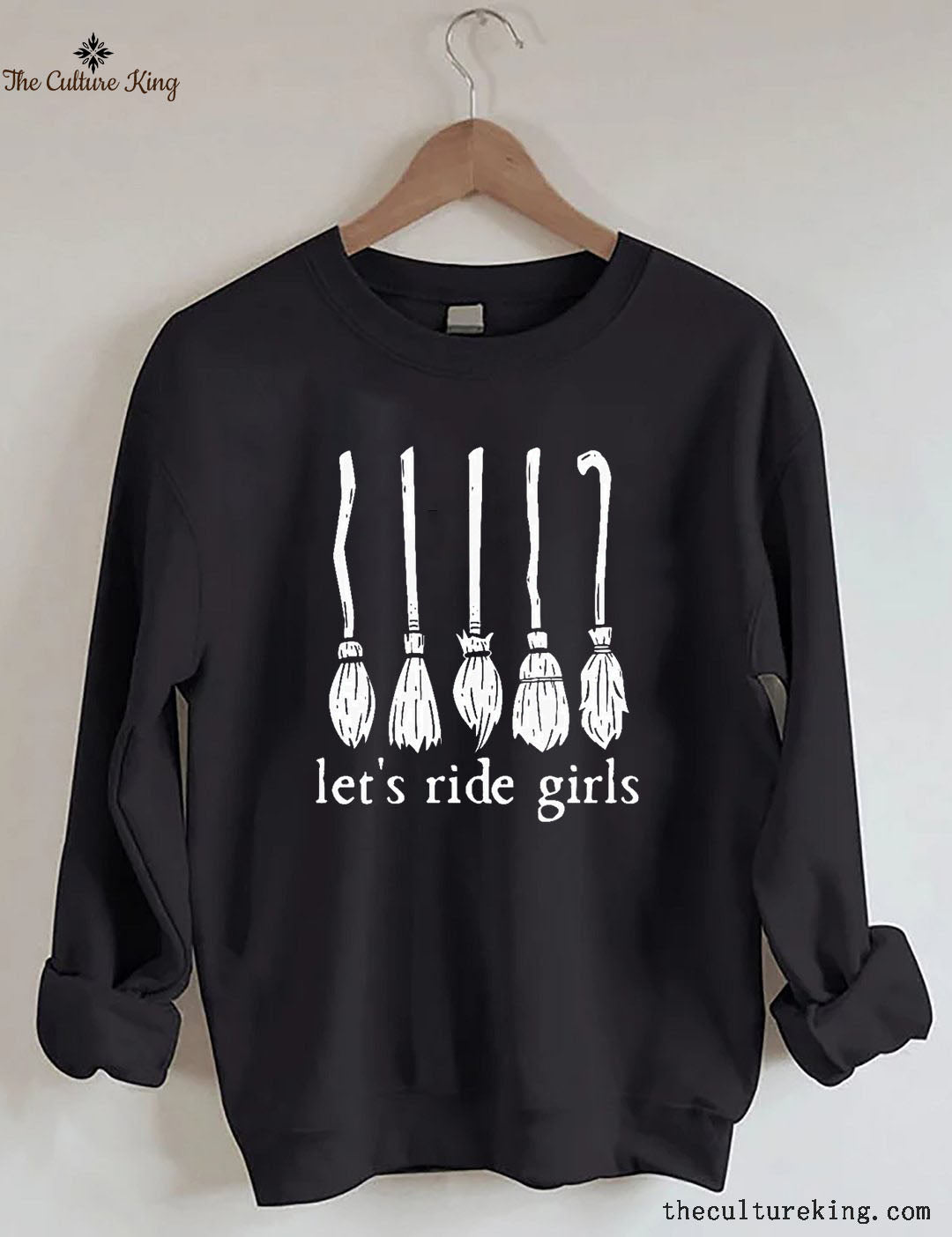 Let's Ride Girls, Witches Halloween Sweatshirt