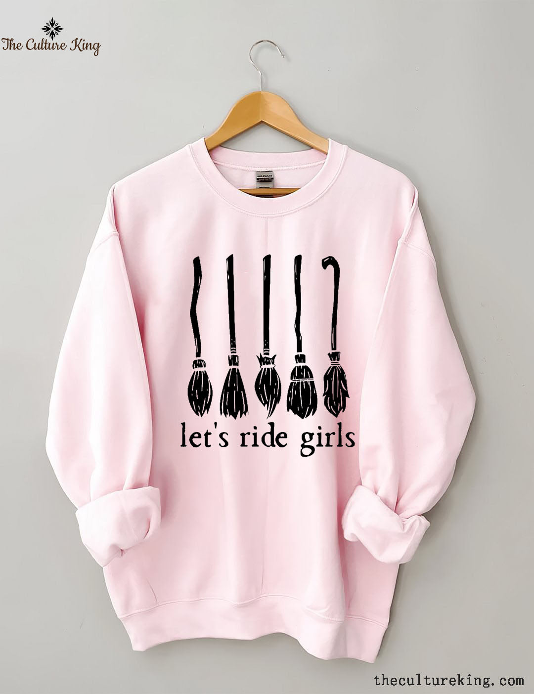 Let's Ride Girls, Witches Halloween Sweatshirt