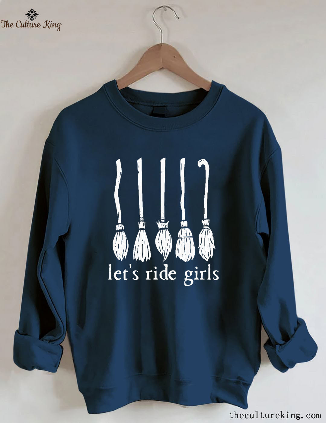 Let's Ride Girls, Witches Halloween Sweatshirt