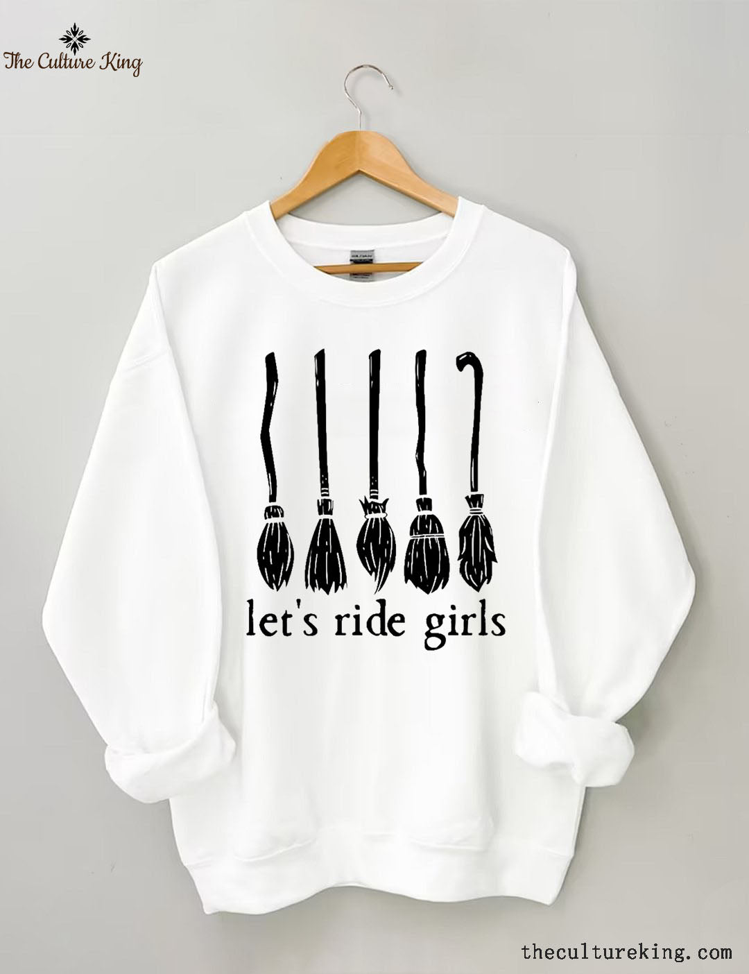 Let's Ride Girls, Witches Halloween Sweatshirt