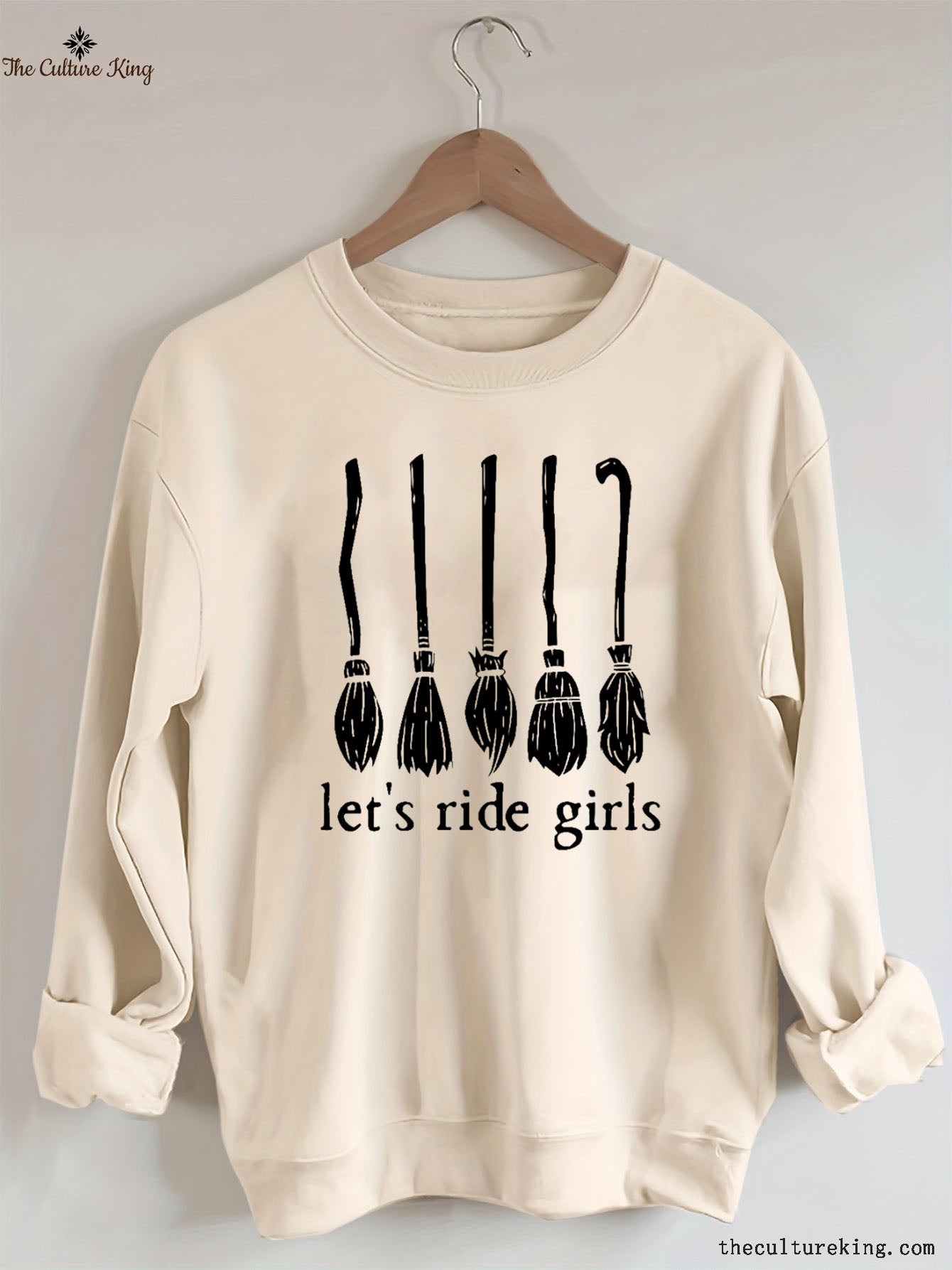 Let's Ride Girls, Witches Halloween Sweatshirt