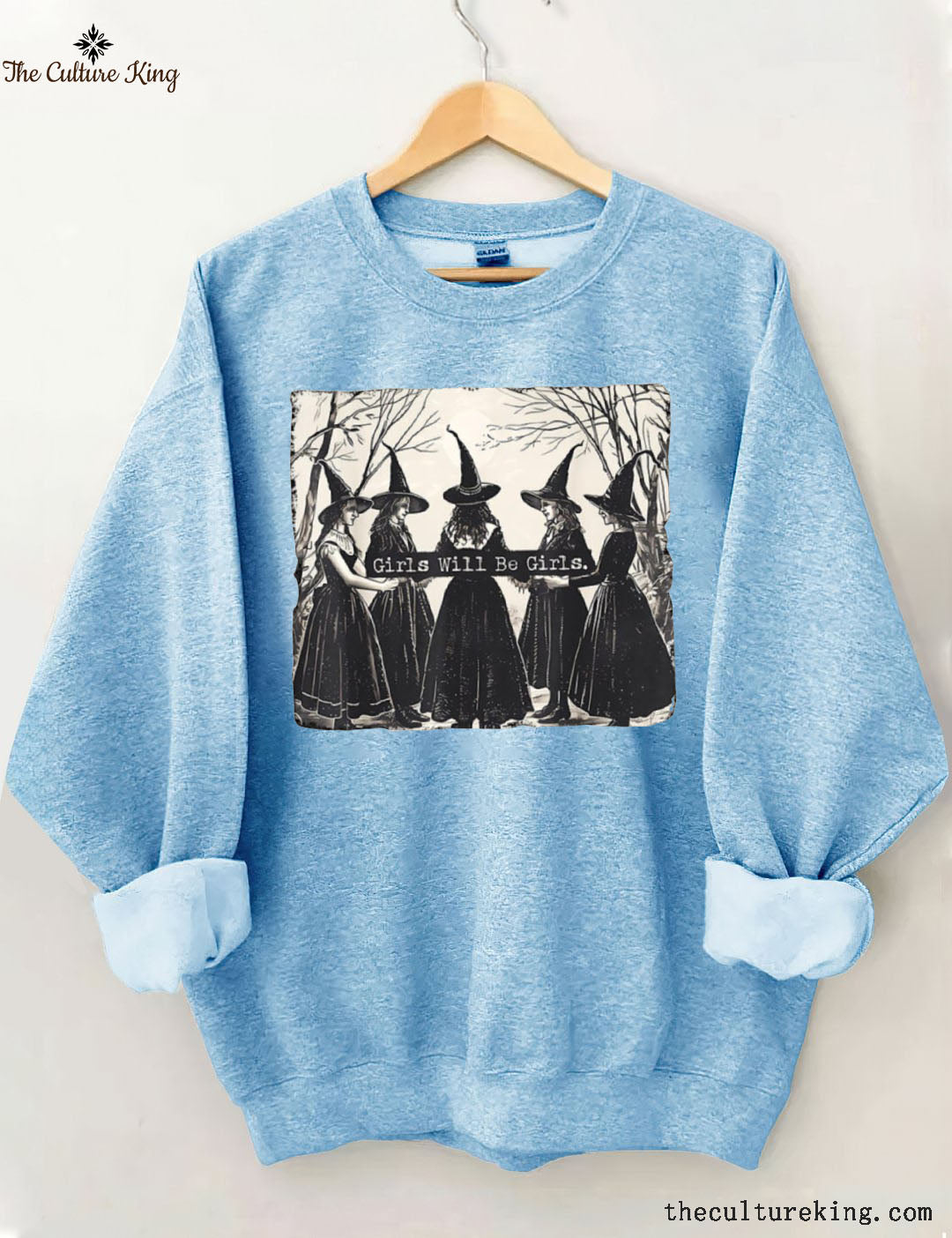 Girls Will Be Girls, Witches Halloween Sweatshirt