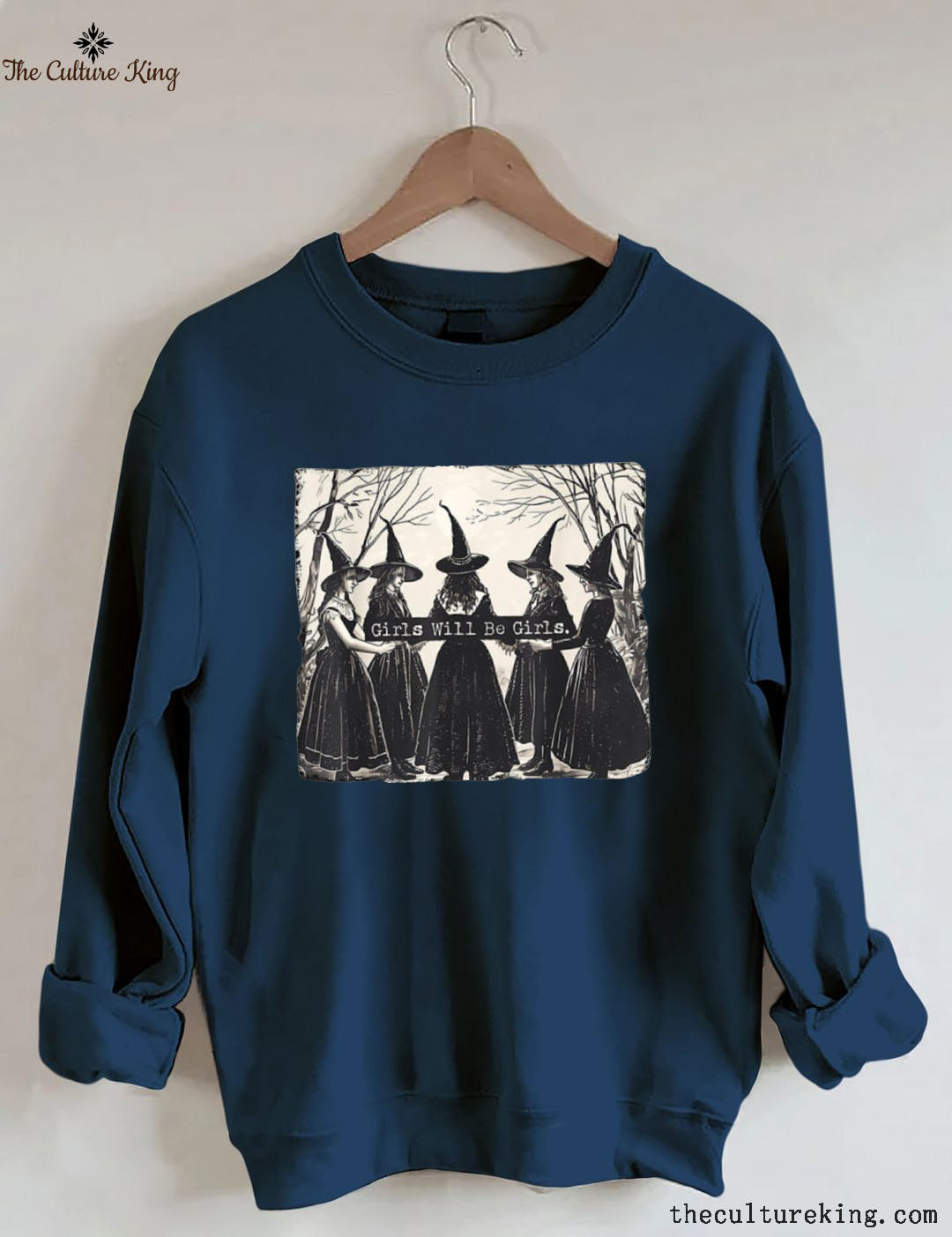 Girls Will Be Girls, Witches Halloween Sweatshirt