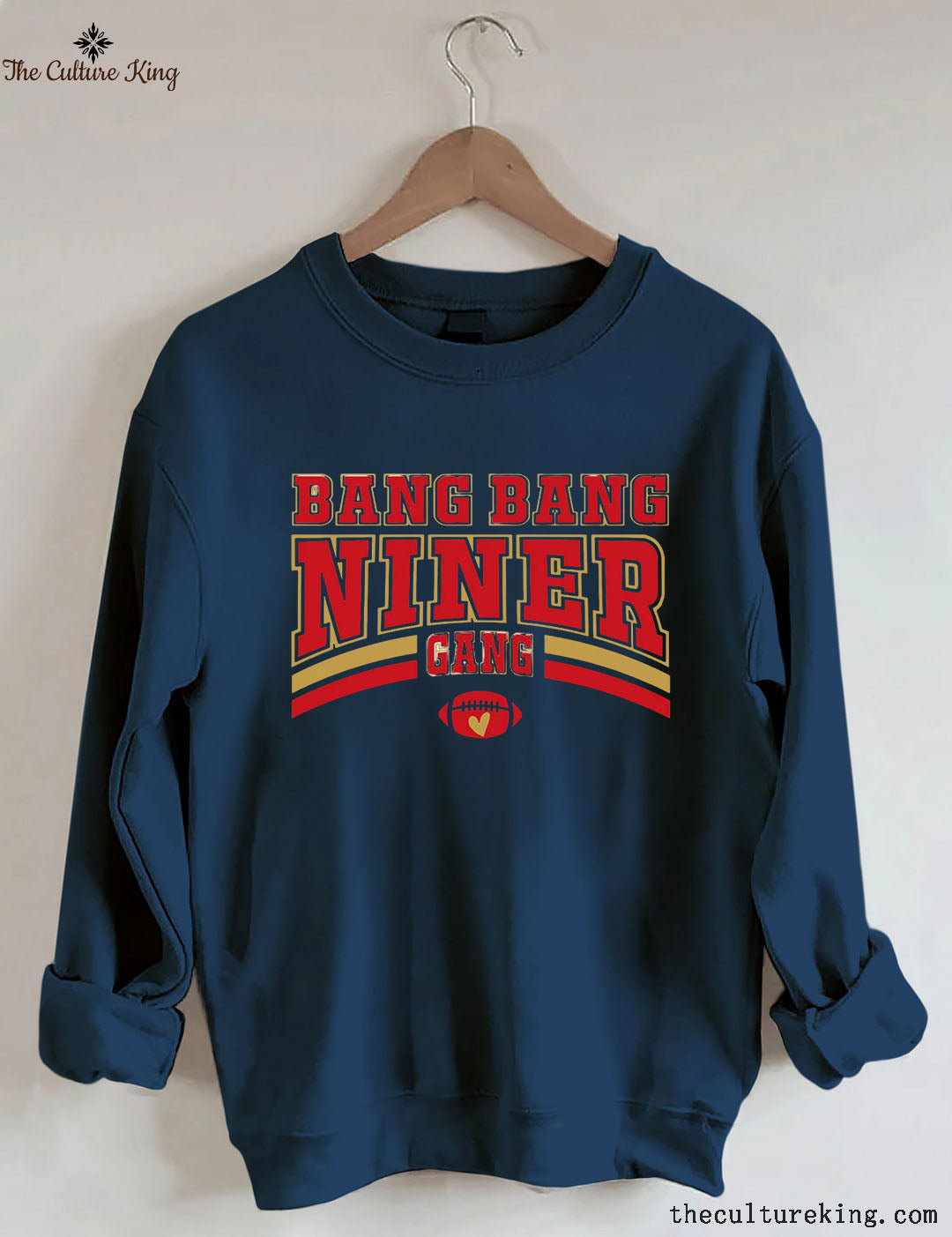 Bang Bang Niner Gang, Football Sweatshirt