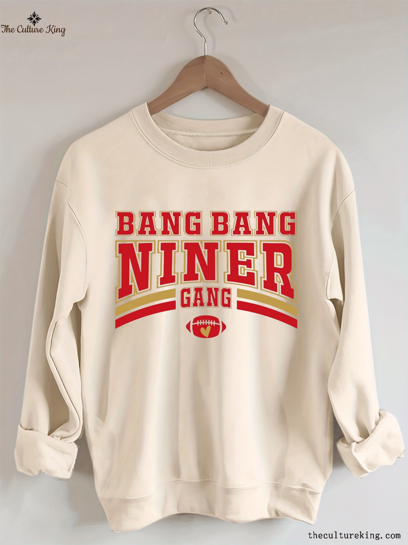 Bang Bang Niner Gang, Football Sweatshirt