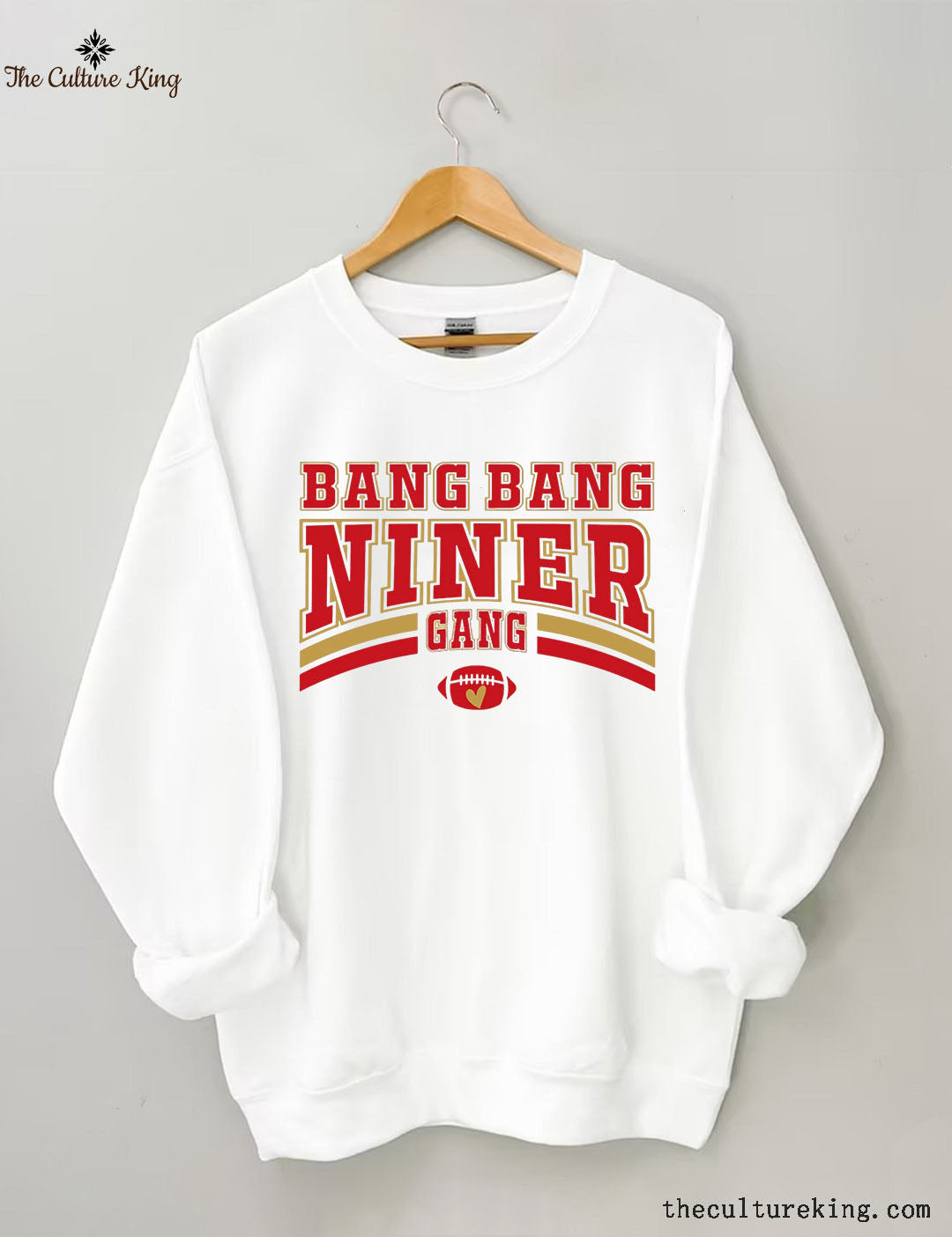 Bang Bang Niner Gang, Football Sweatshirt