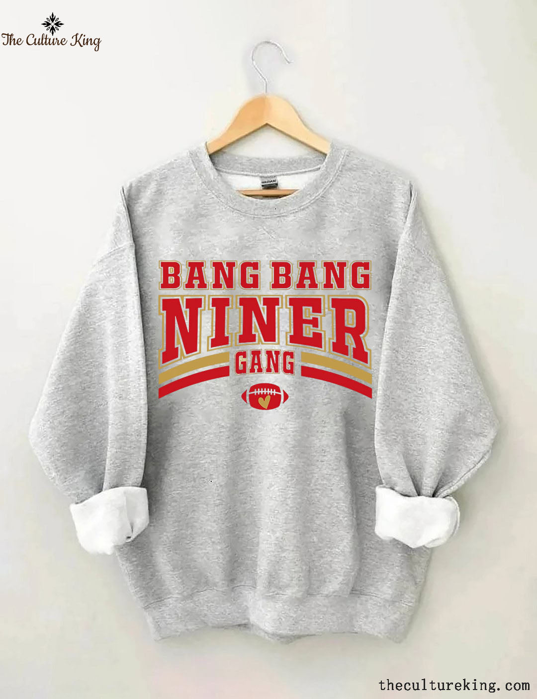 Bang Bang Niner Gang, Football Sweatshirt