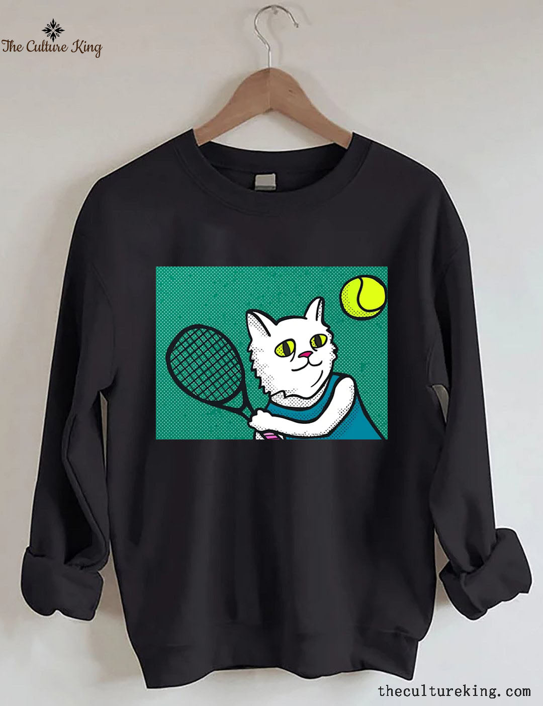 Tennis Cat Sweatshirt