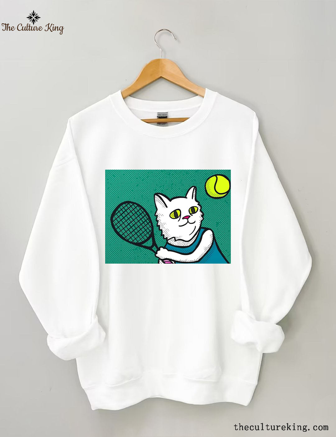 Tennis Cat Sweatshirt