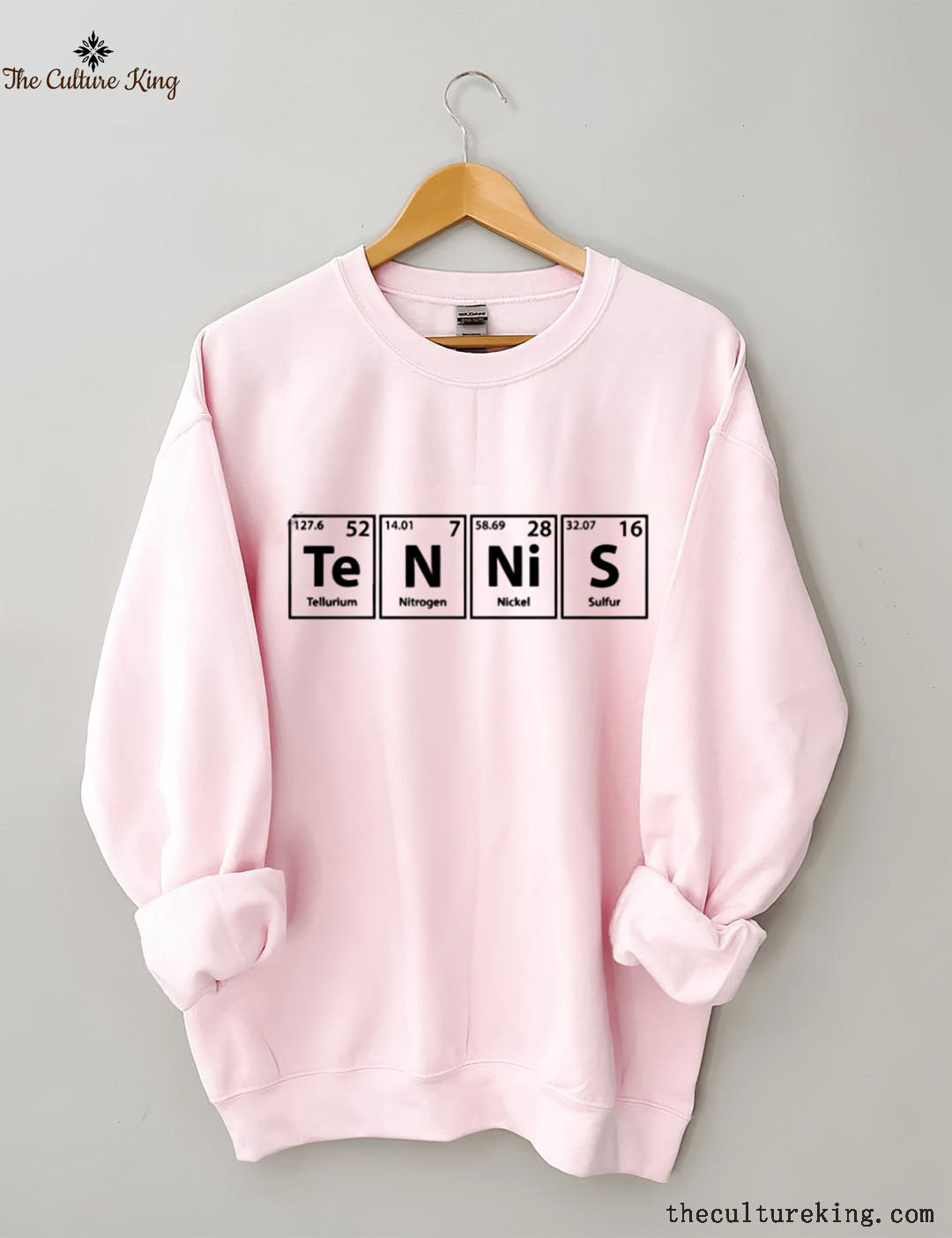 Tennis (Te-N-Ni-S) Periodic Elements Spelling Sweatshirt