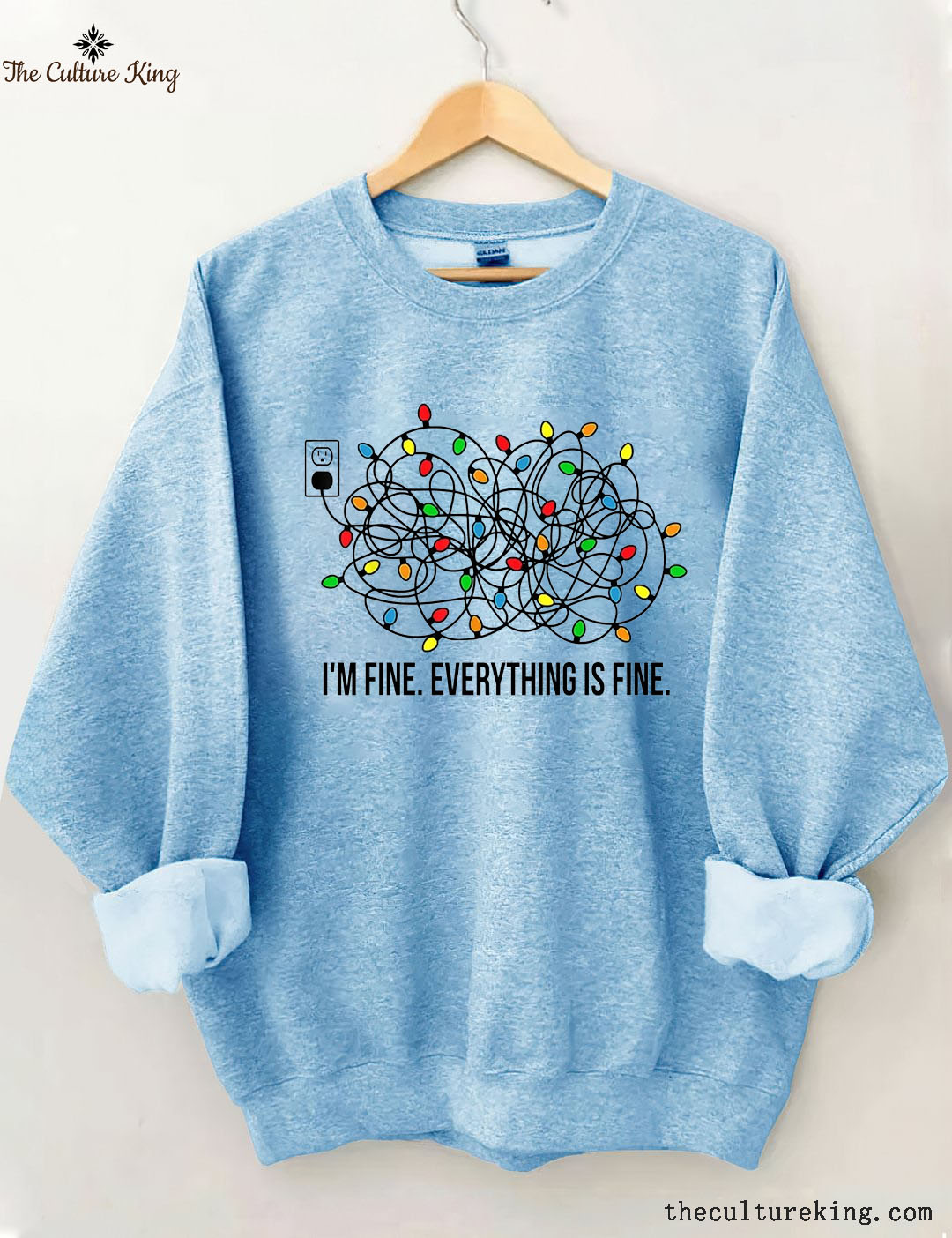 I'm Fine Everything Is Fine，Christmas Sweatshirt