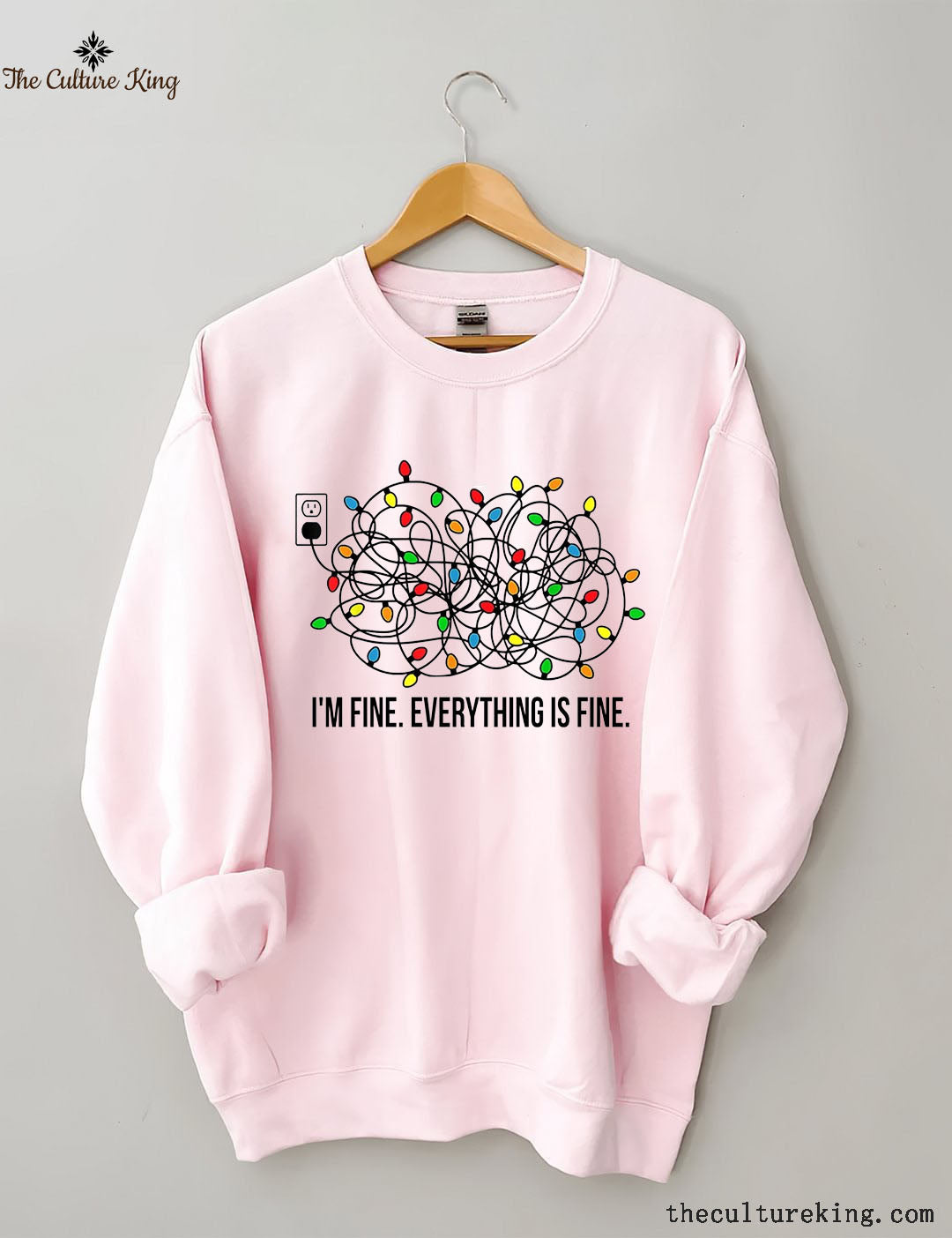 I'm Fine Everything Is Fine，Christmas Sweatshirt