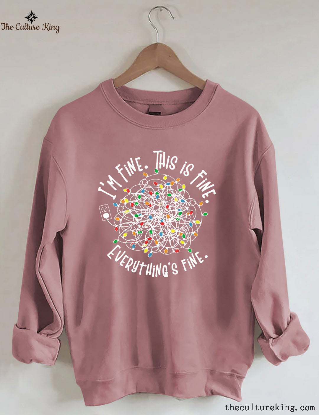 I'm Fine Everything Is Fine，Christmas Sweatshirt