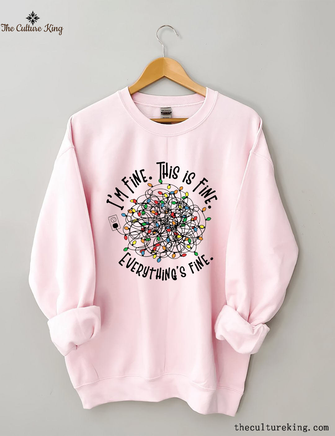 I'm Fine Everything Is Fine，Christmas Sweatshirt