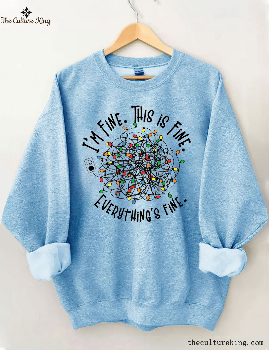 I'm Fine Everything Is Fine，Christmas Sweatshirt