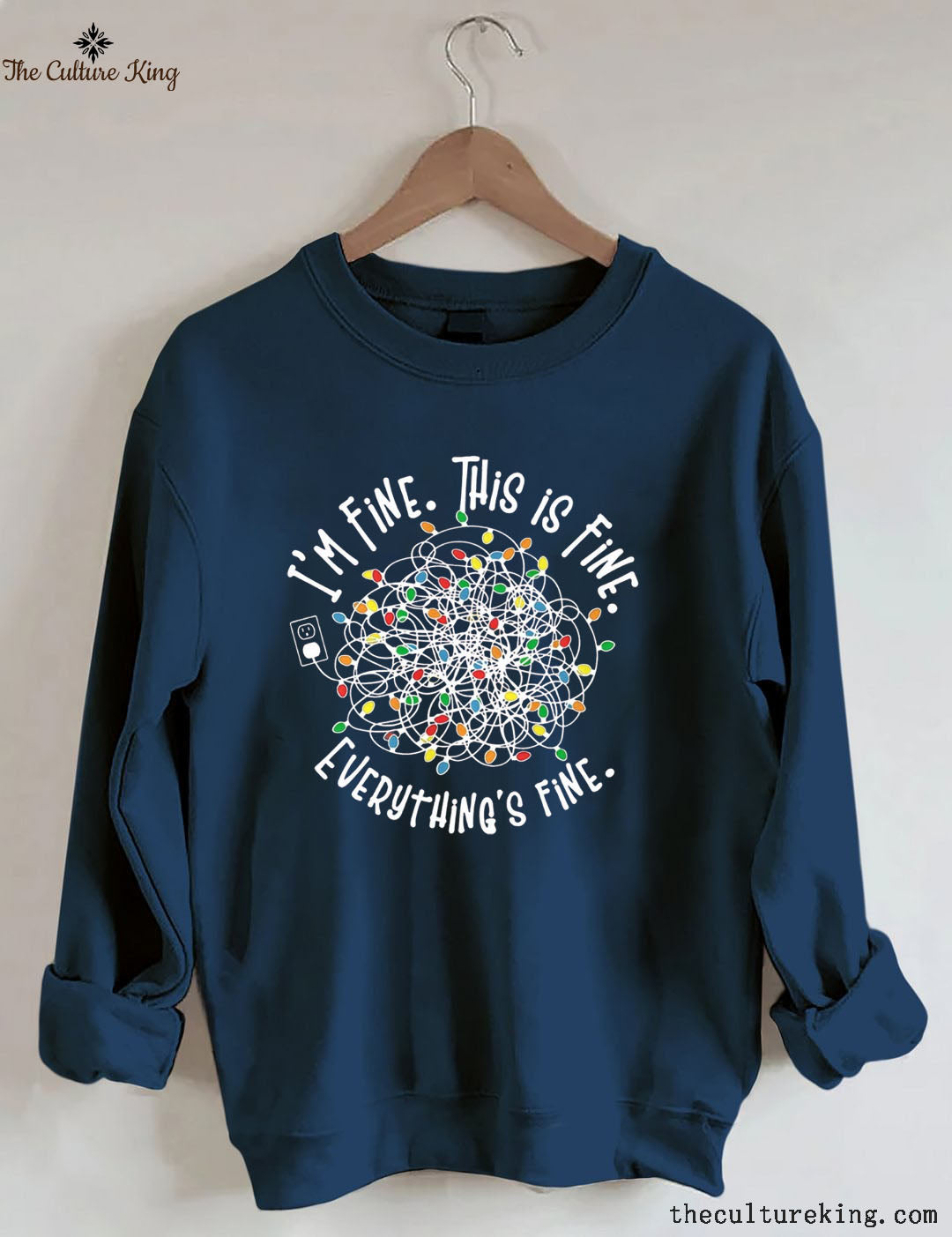 I'm Fine Everything Is Fine，Christmas Sweatshirt