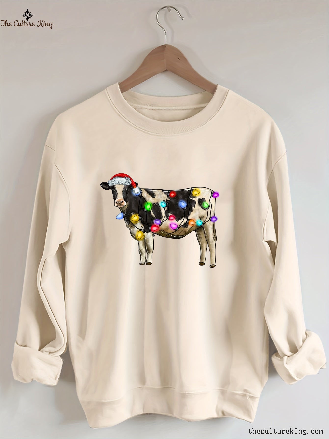 Cute Cow Christmas Sweatshirt