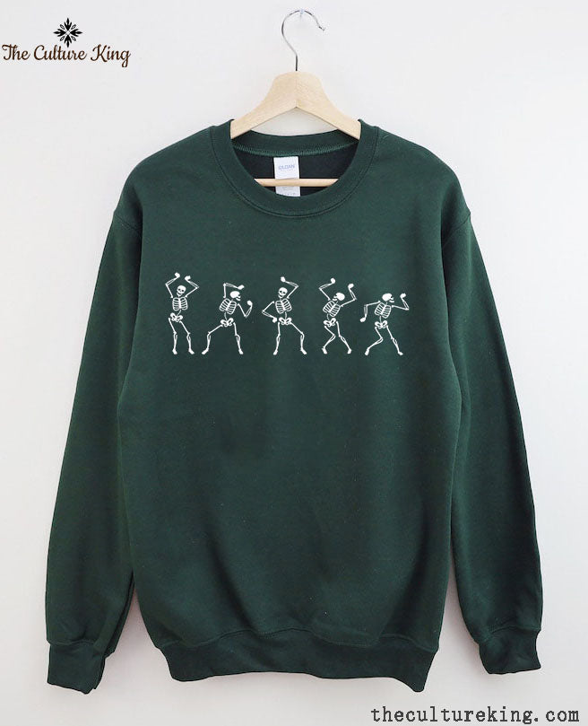 Dancing Skeleton Halloween Sweatshirt