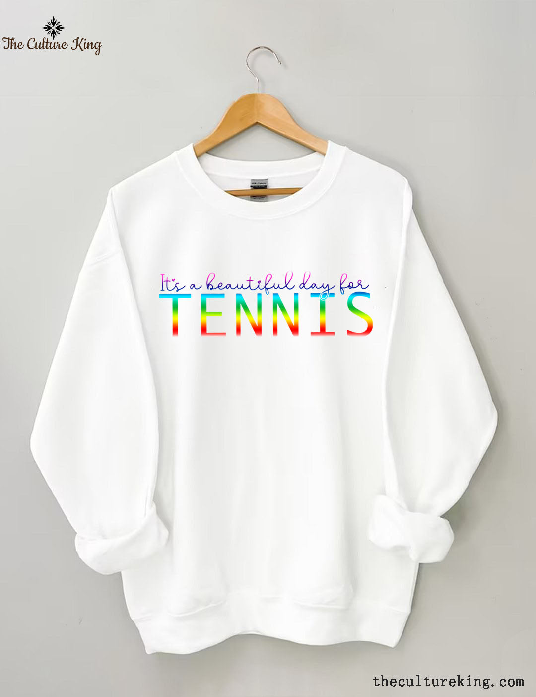 It's a beautiful day for Tennis Sweatshirt