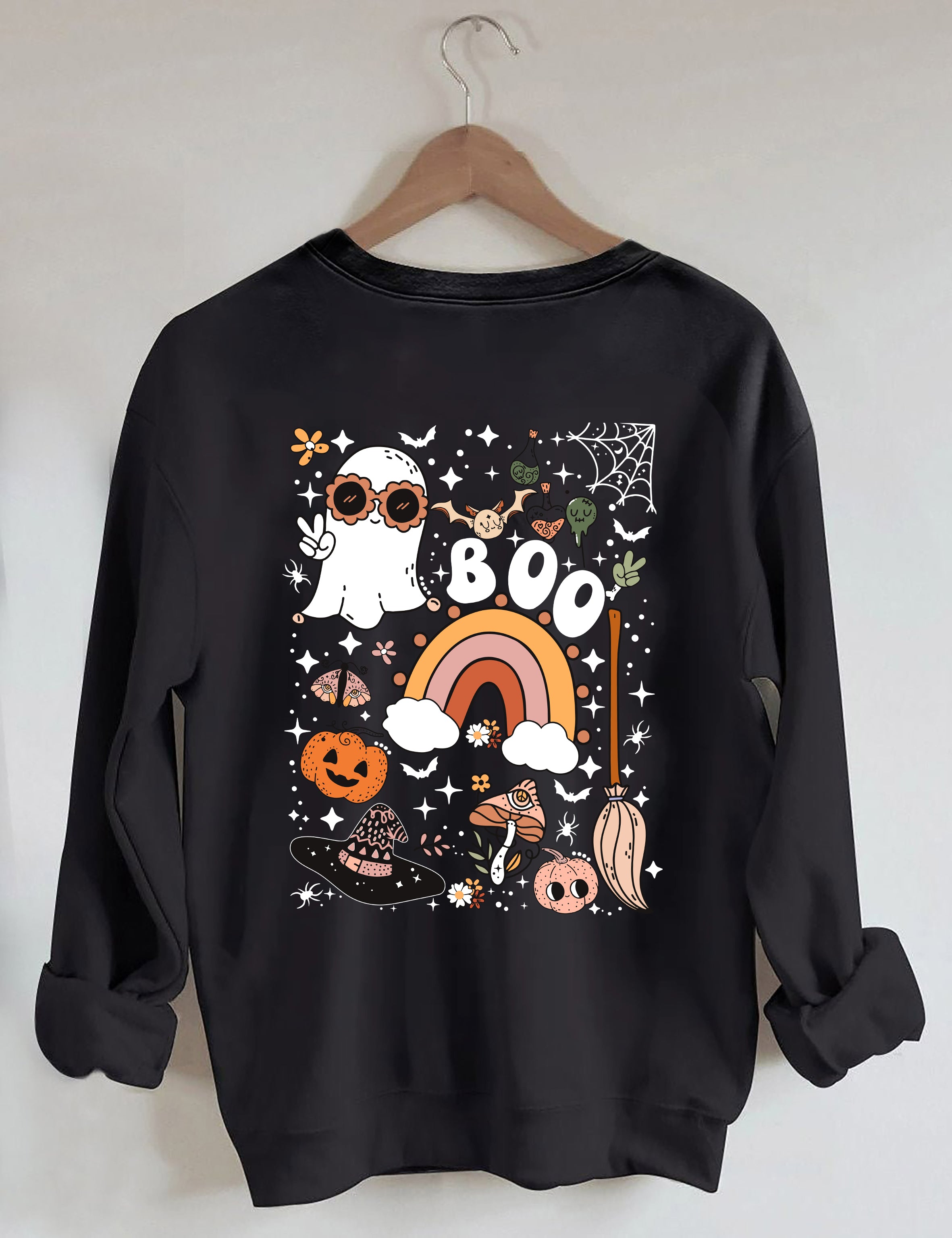 Cute Ghost Halloween Sweatshirt