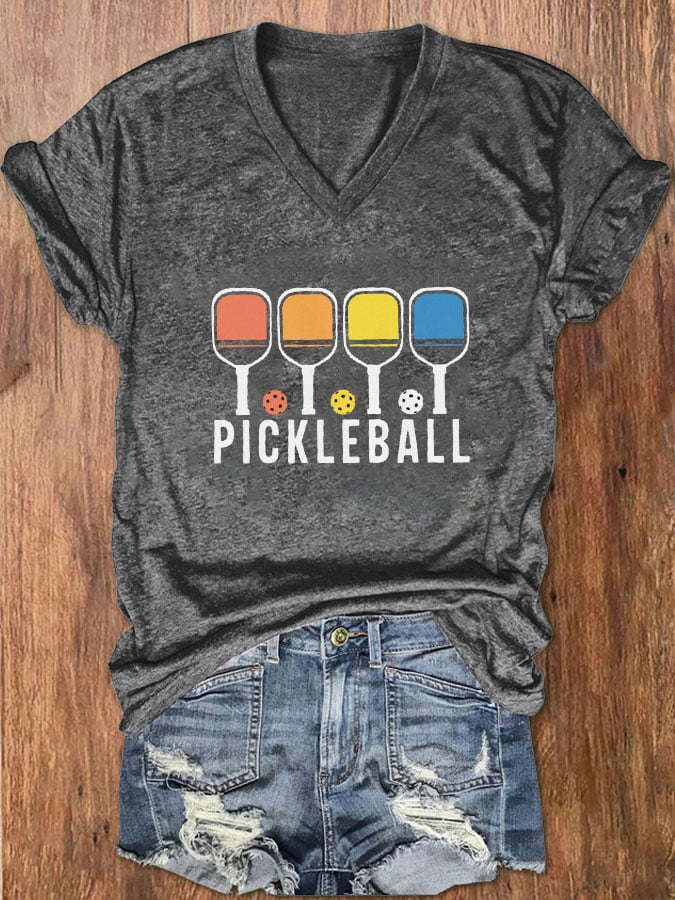 Women's Pickleball Print T-Shirt