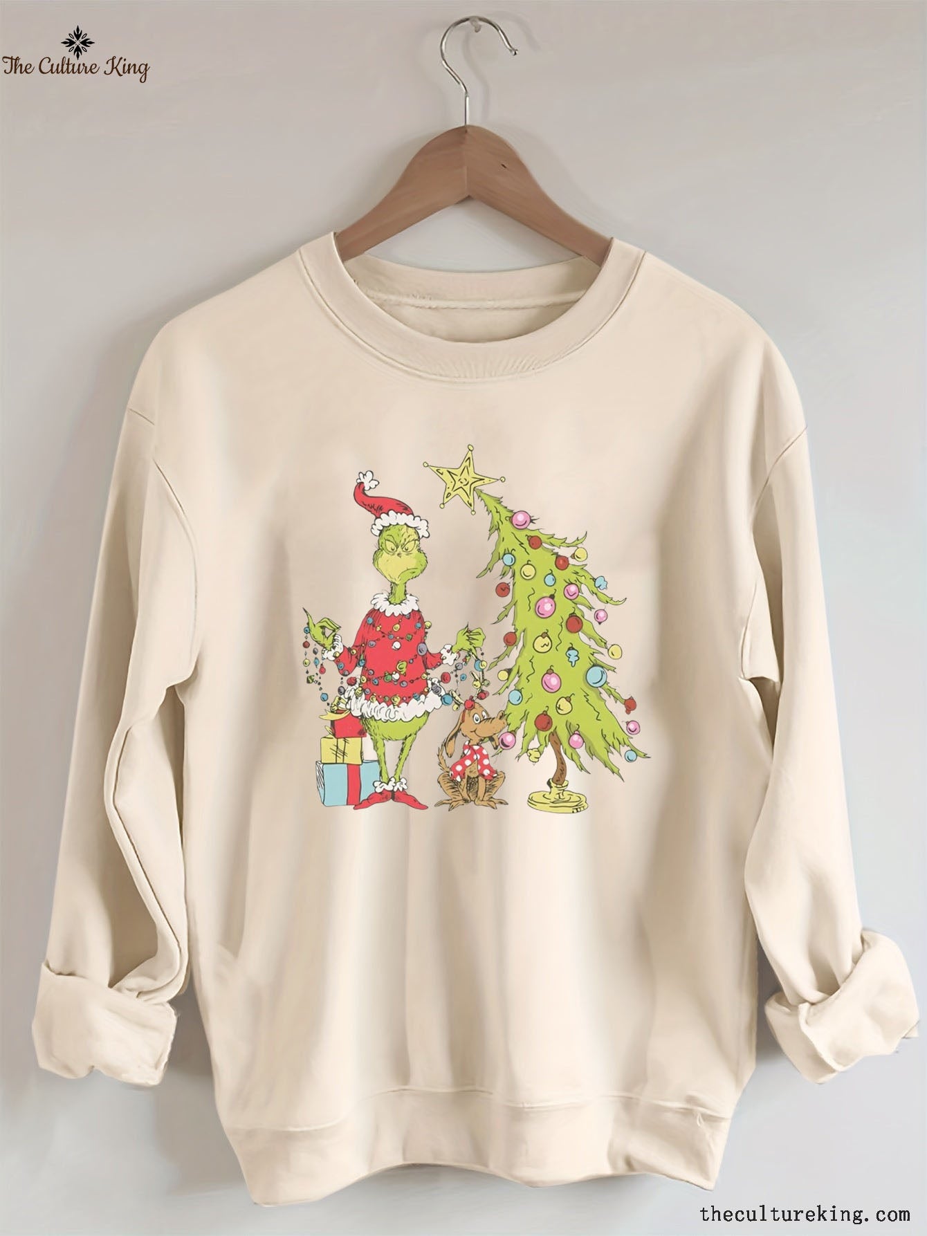 Grinch Christmas Tree Sweatshirt