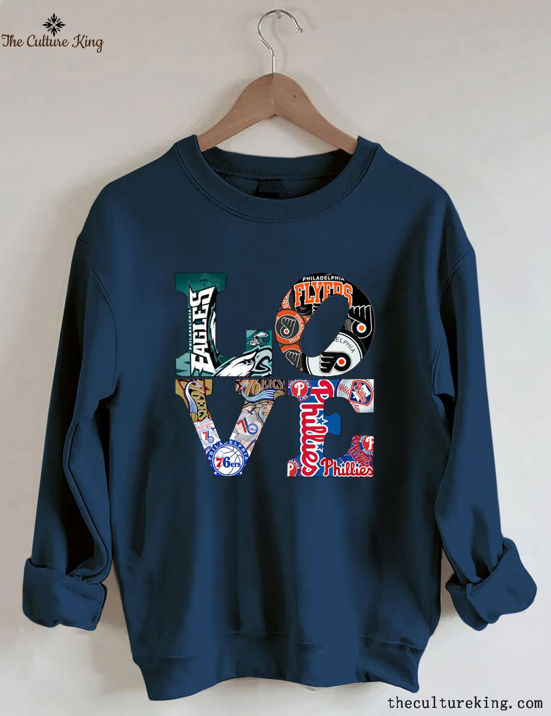 Philadelphia Sports Love teams,Football Sweatshirt