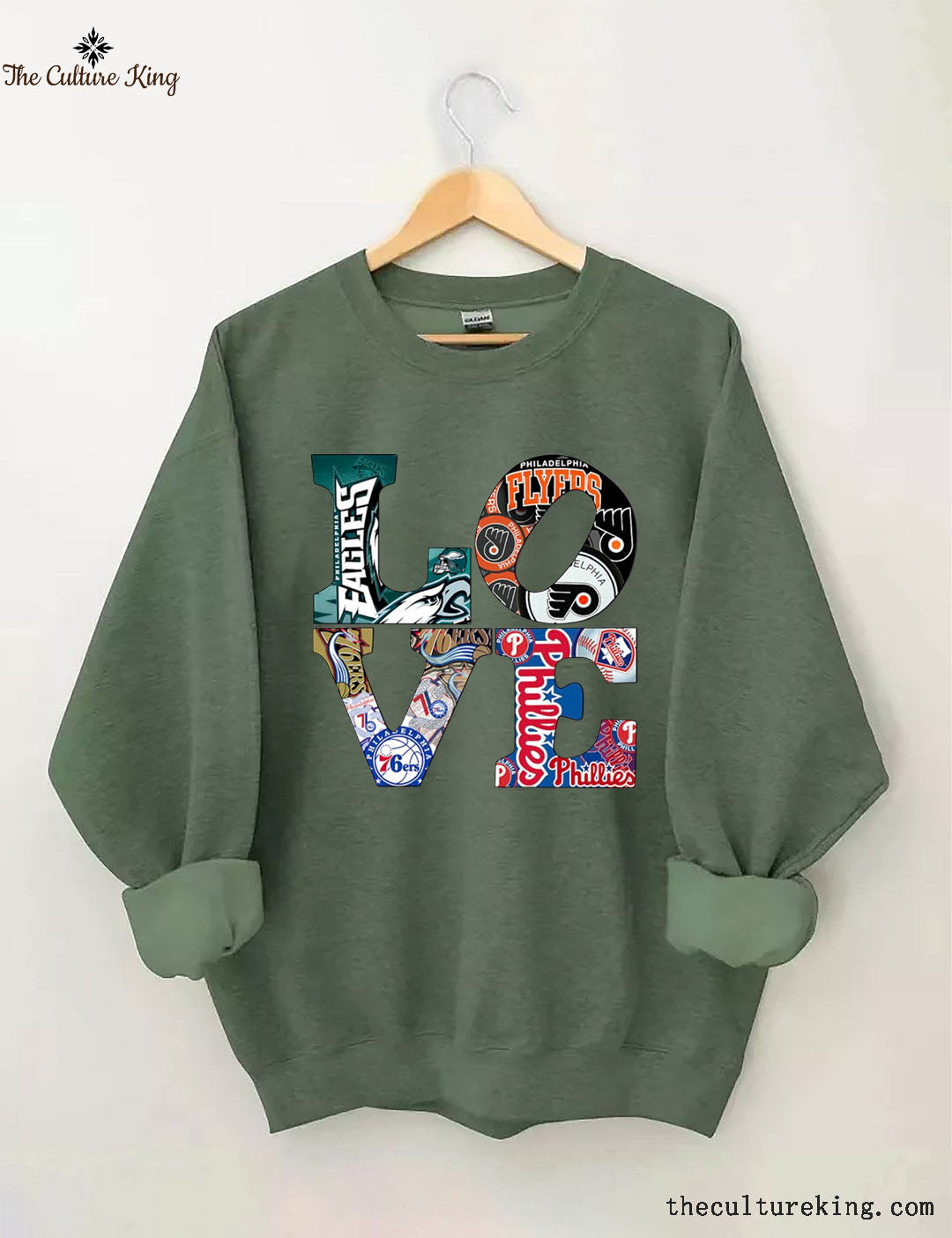 Philadelphia Sports Love teams,Football Sweatshirt