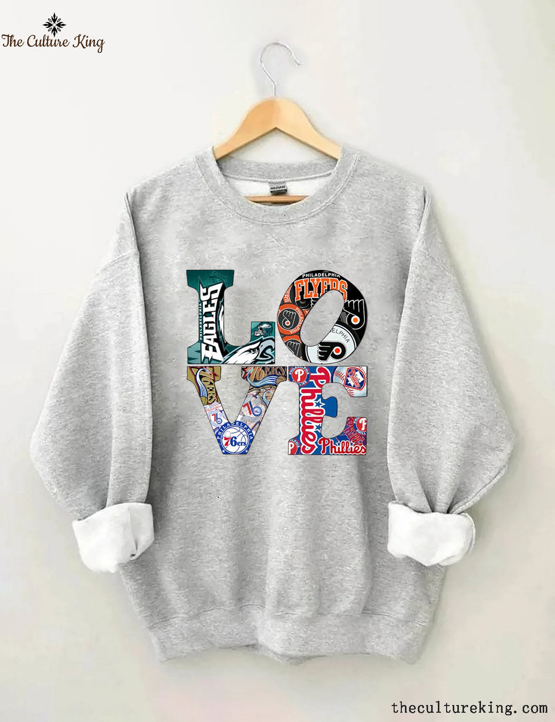 Philadelphia Sports Love teams Sweatshirt