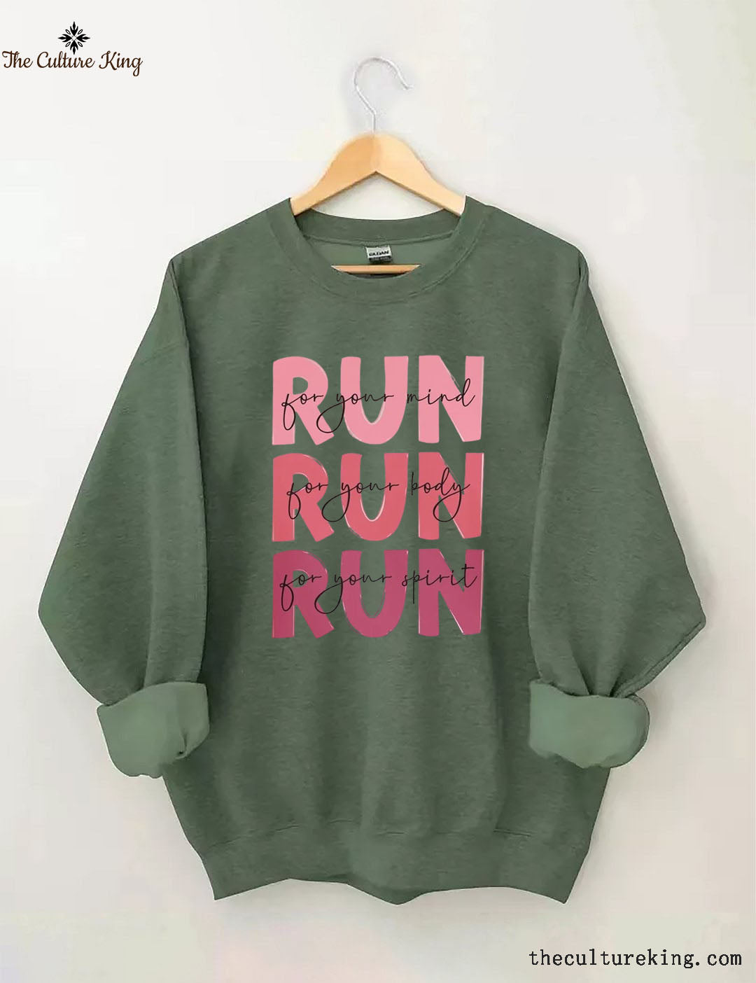 Run For Your Mind, Run For Your Body, Run For Your Spirit Sweatshirt