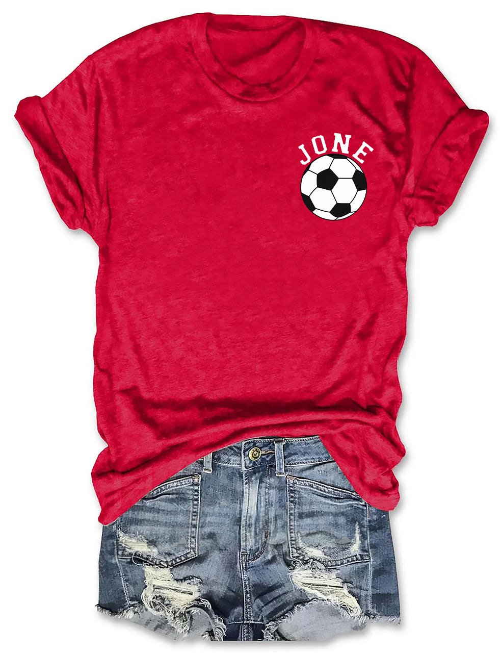 Soccer Ball Custom Number And Name T-shirt