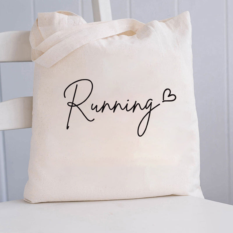 Minimalist Running Tote Bag