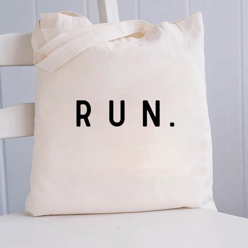 Minimalist Running Tote Bag