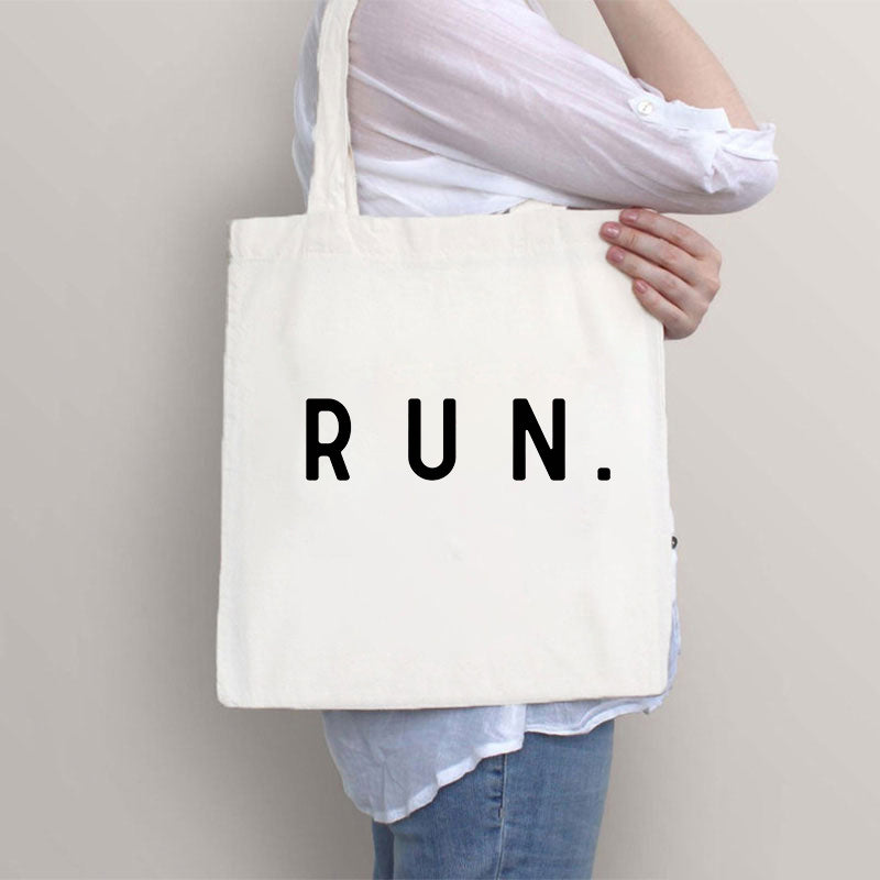 Minimalist Running Tote Bag