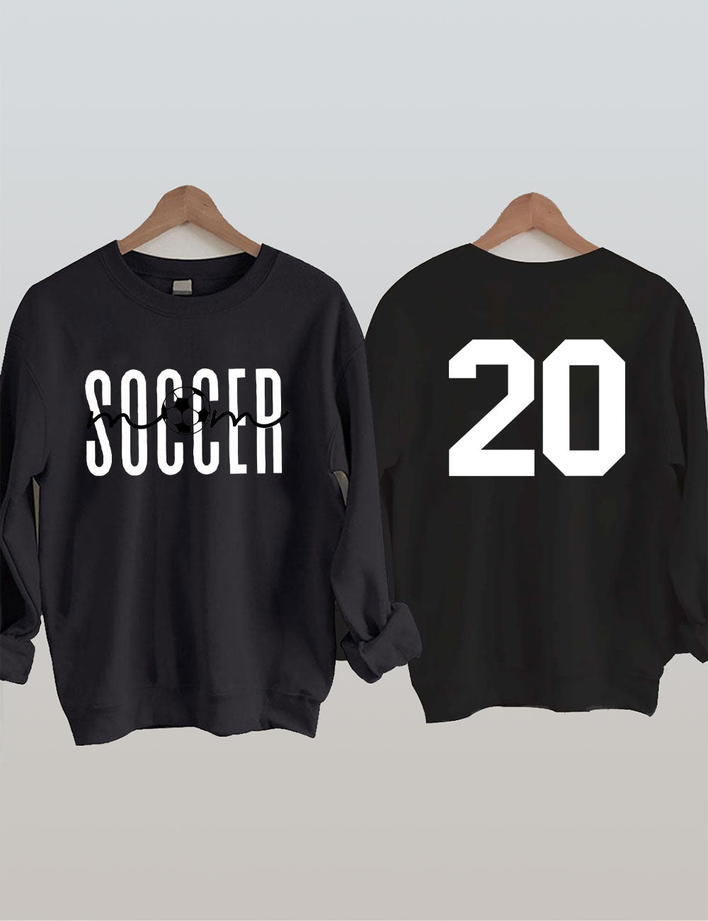 Soccer Mom Custom Number Sweatshirt