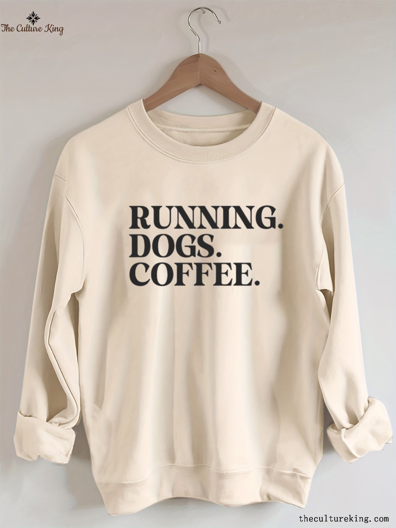 Running Dogs and Coffee Sweatshirt