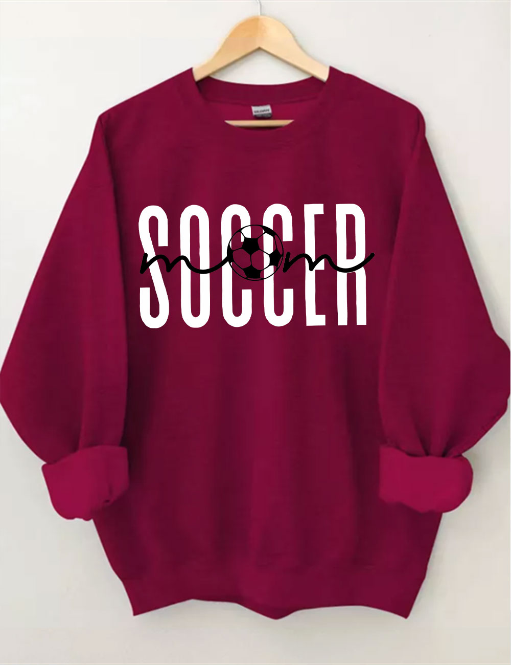 Soccer Mom Custom Number Sweatshirt