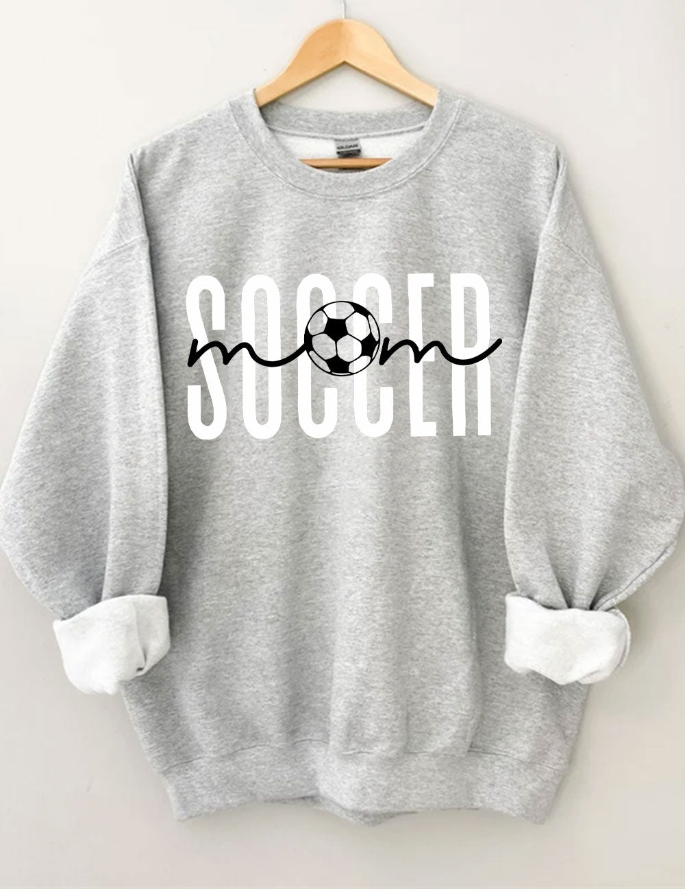 Soccer Mom Custom Number Sweatshirt