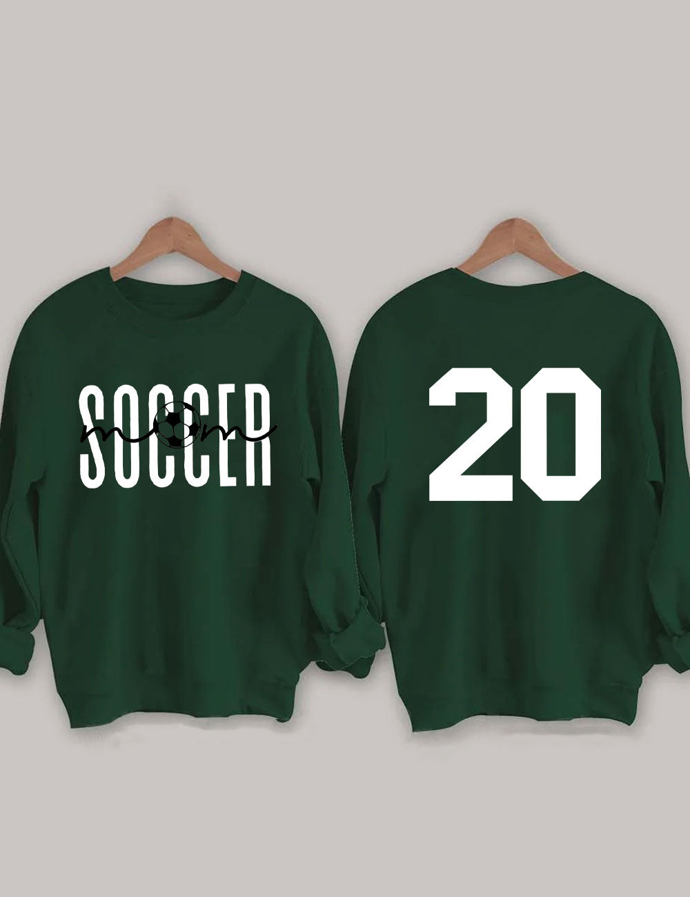 Soccer Mom Custom Number Sweatshirt