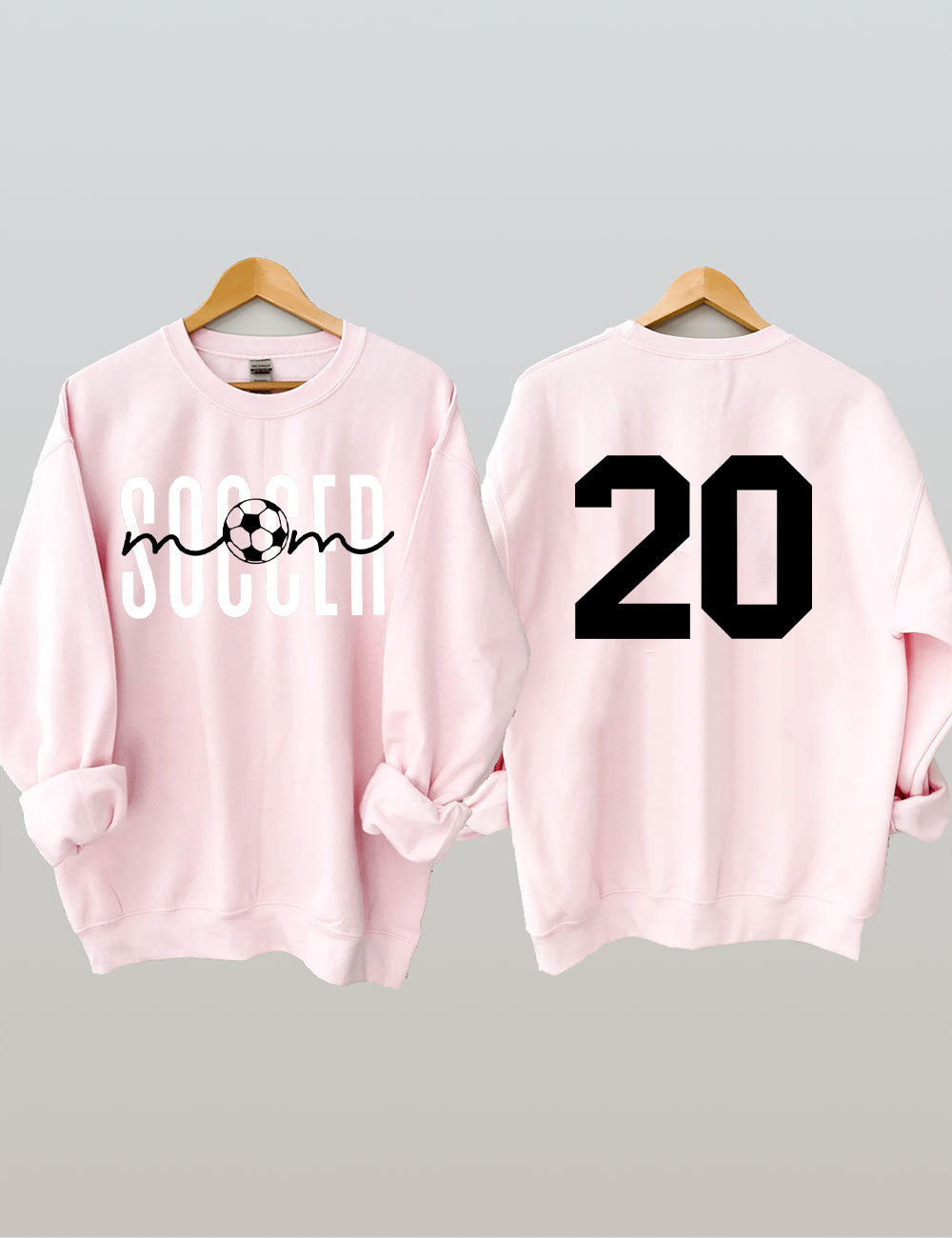 Soccer Mom Custom Number Sweatshirt