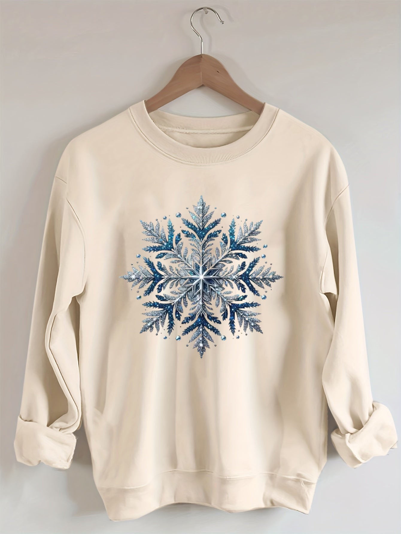 Blue Snowflakes Sweatshirt