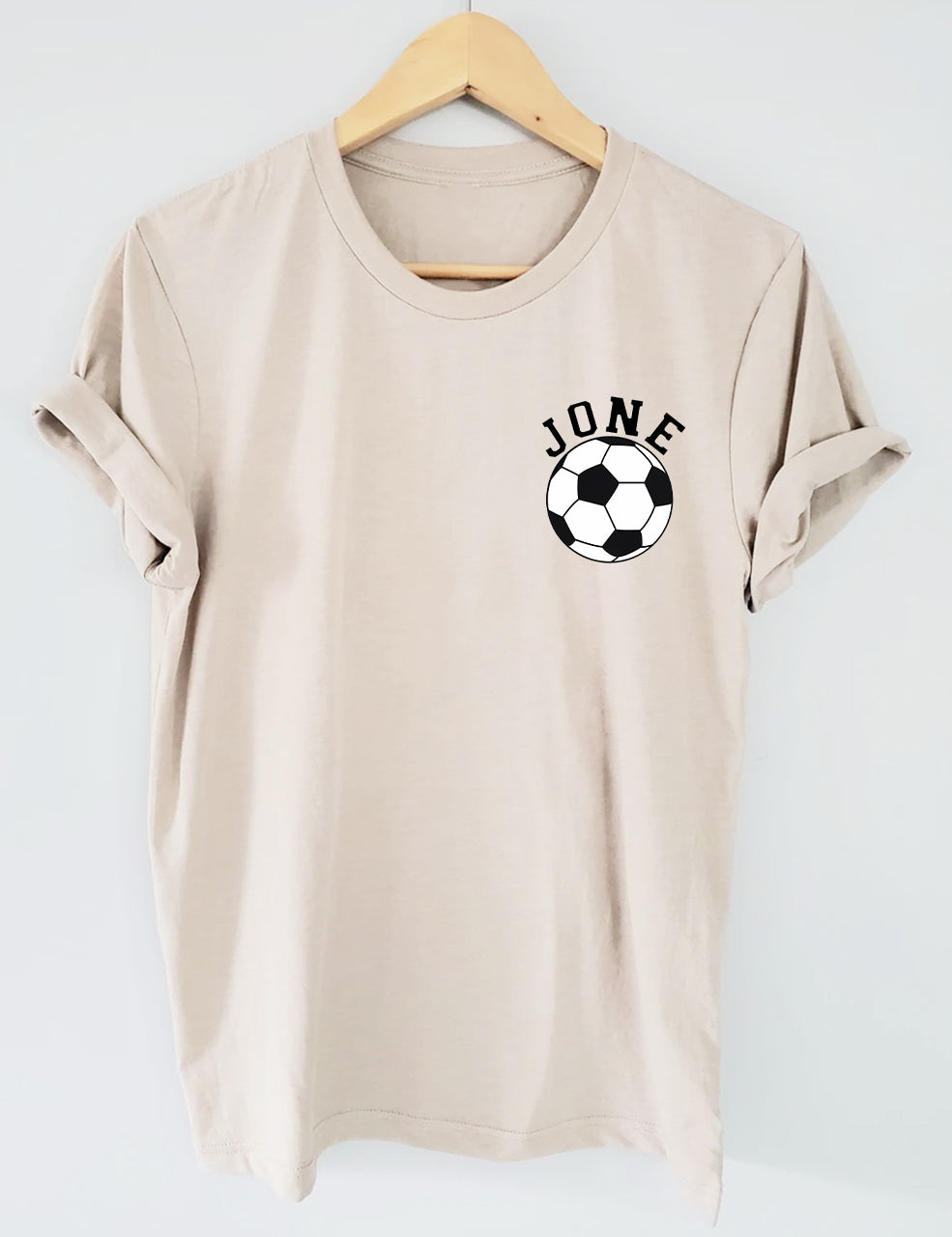 Soccer Ball Custom Number And Name T-shirt