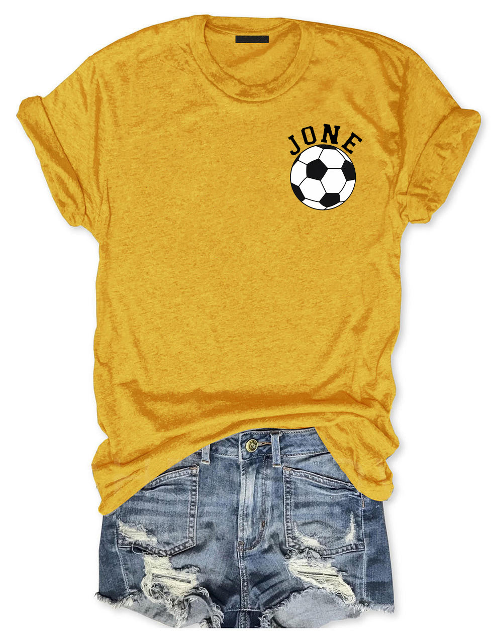 Soccer Ball Custom Number And Name T-shirt