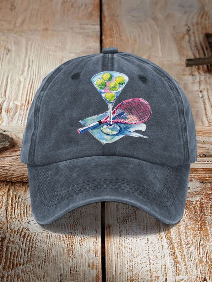 Women's Unisex Funny Tennis Tennis Lover Print Hat