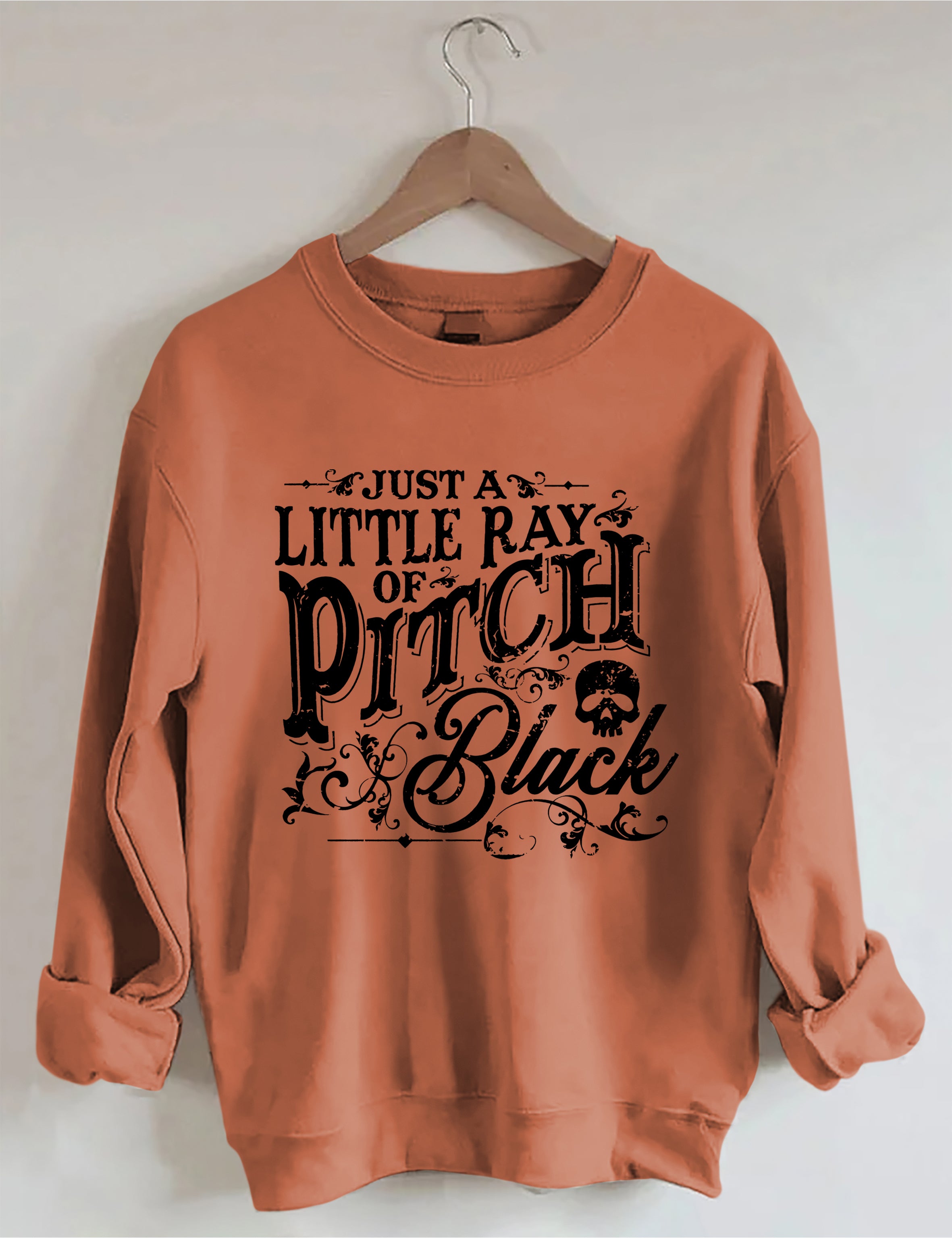 Just A Little Ray Of Pitch Black Sweatshirt