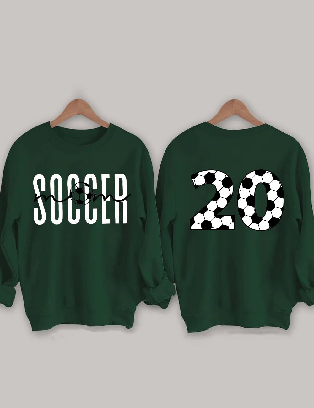 Soccer Mom Custom Number Sweatshirt