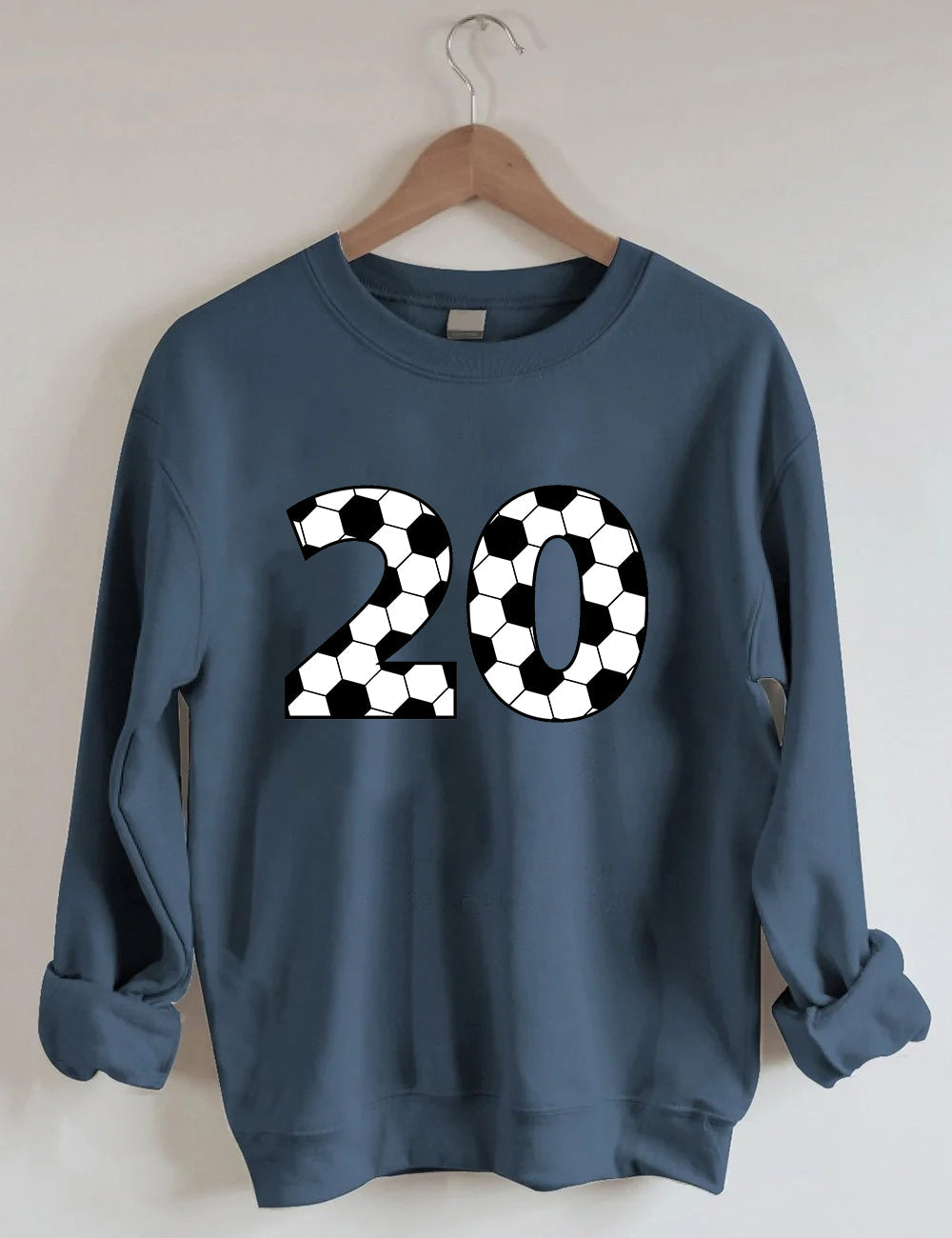 Custom Number Soccer Sweatshirt