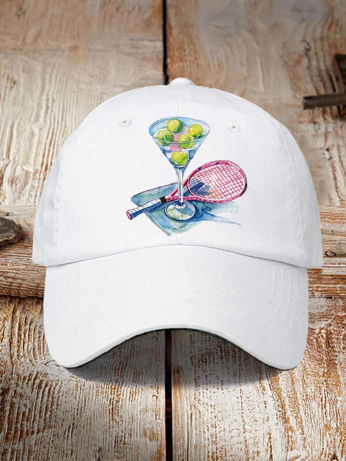 Women's Unisex Funny Tennis Tennis Lover Print Hat